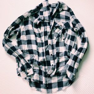 Blue & White Flannel